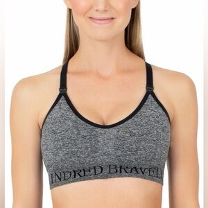 Kindred Bravely sublime nursing sports bra size medium gray